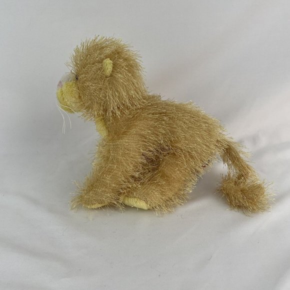 Ganz Webkins Lioness 9” Plush Yellow Lion Eyelash Fur Stuffed Animal Toy No Code - Picture 3 of 8
